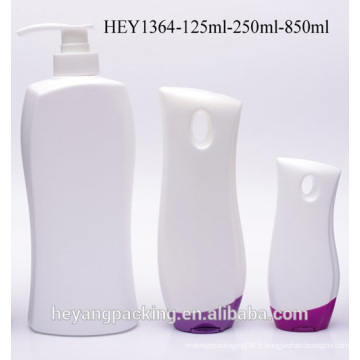 Bouteille de shampooing pour cheveux 125 ml et 850 ml